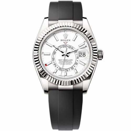 Rolex Sky-Dweller White Gold / White / OysterFlex 336239-0003 (M336239-0003)